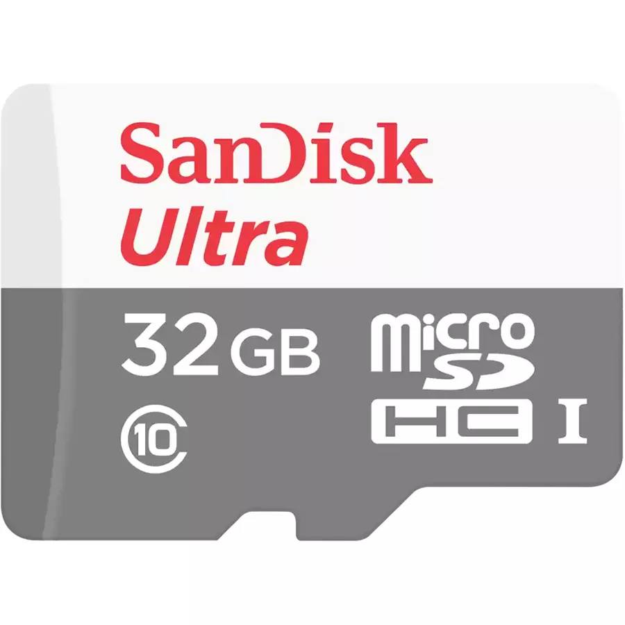 Memoria MicroSD Ultra 32GB Clase 10 Con Adaptador.  100MB/40MB 533X - SDSQUNR-032G-CN3MA