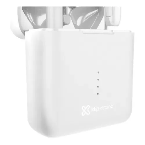 Audífonos Klip Xtreme Twintouch Tws Bluetooth Ipx4 Blanco - KTE-010WH