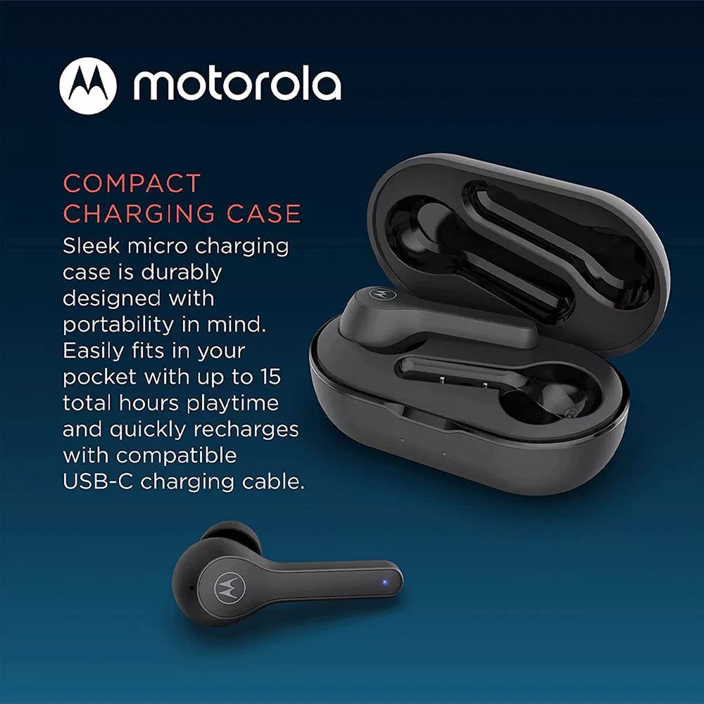 Audifonos Motorola Moto Buds 085 Tws In Ear Bluetooth Negro - 79MOTMB085