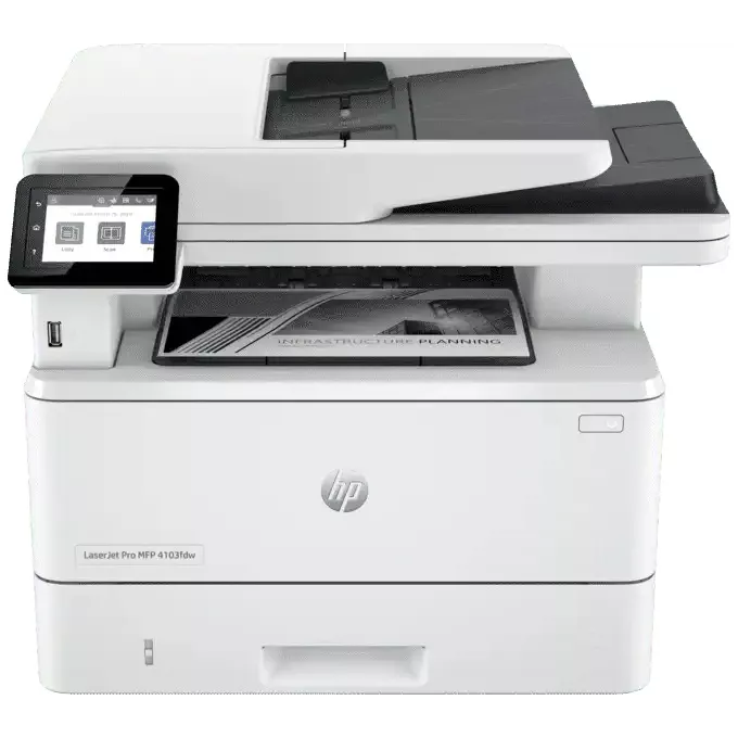Impresora Multifuncional LaserJet Pro 4103FDW Monocromatica - 2Z629A