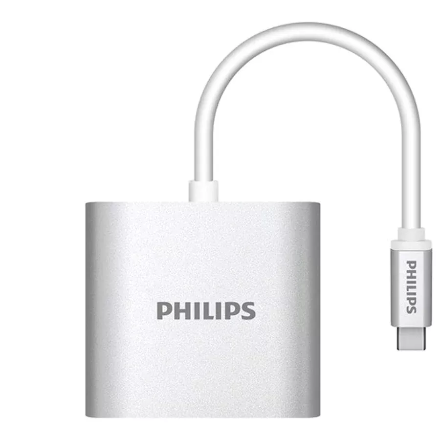 Adaptador Conversor Philips USB-C a HDMI USB 3 EN UNO - 79PHL6003G