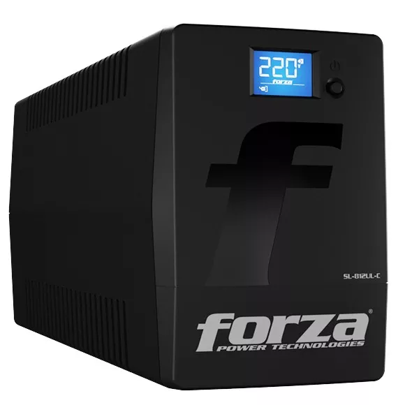 UPS Interactiva Forza SL-812UL-C, 800VA, 480W, 220V, Pantalla táctil de LCD, USB - SL-812UL-C