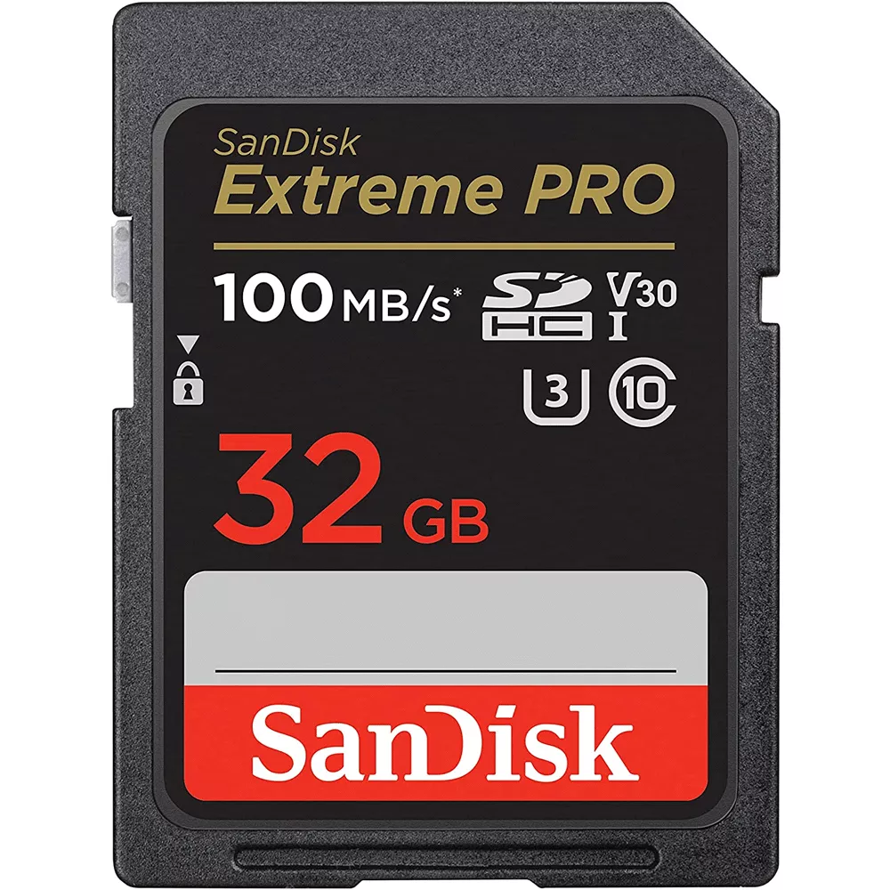 Memoria SD Sandisk Extreme Pro 32GB UHS-I 633x - 100Mb/s  - SDSDXXO-032G-GN4IN