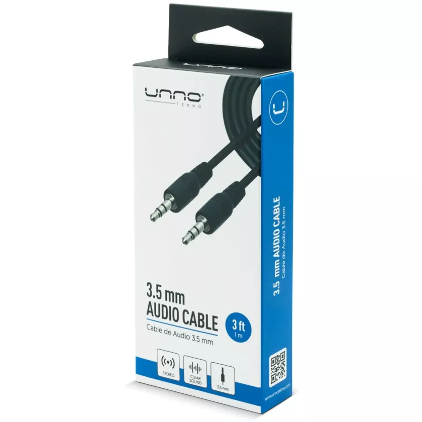 Cable de audio Alargador fonos 3 mts plug Jack 3.5 macho - 3.5 hembra  stereo pn: SP-7151-3m