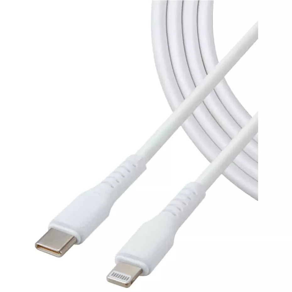 Cable USB Tipo C a Lightning  480 Mbps USB 2.0 1.5 Mts Blanco - CB4072WT