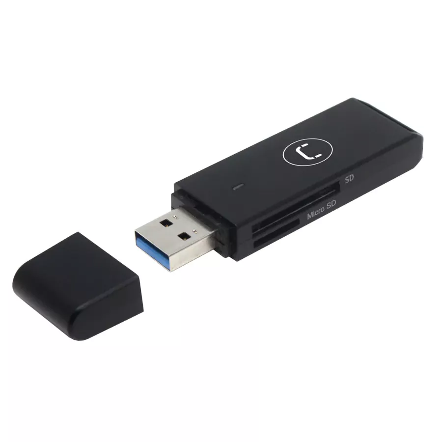 Lector de Tarjetas Univesal USB 3.0 Plug & Play - CR1004BK