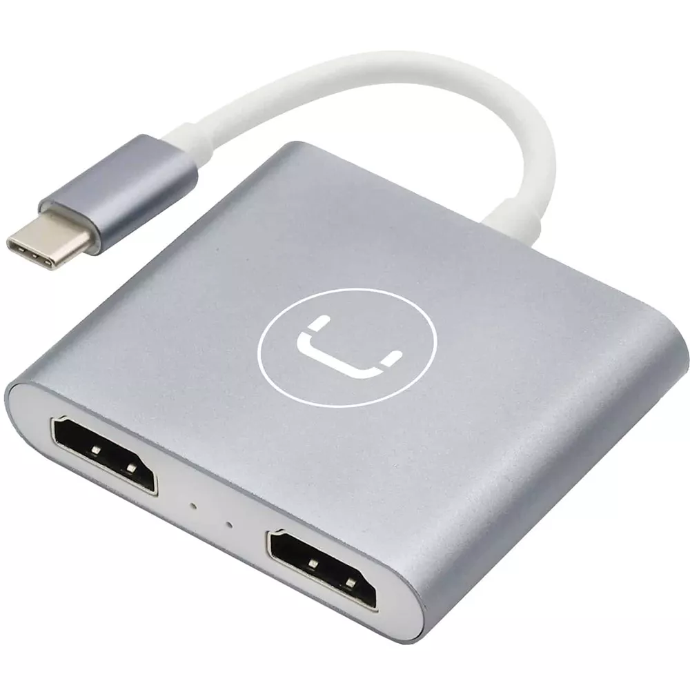 Adaptador de Puerto USB C a Doble HDMI 4K 60 Hz en modo único y 30 Hz en modo dual - HB1103SV