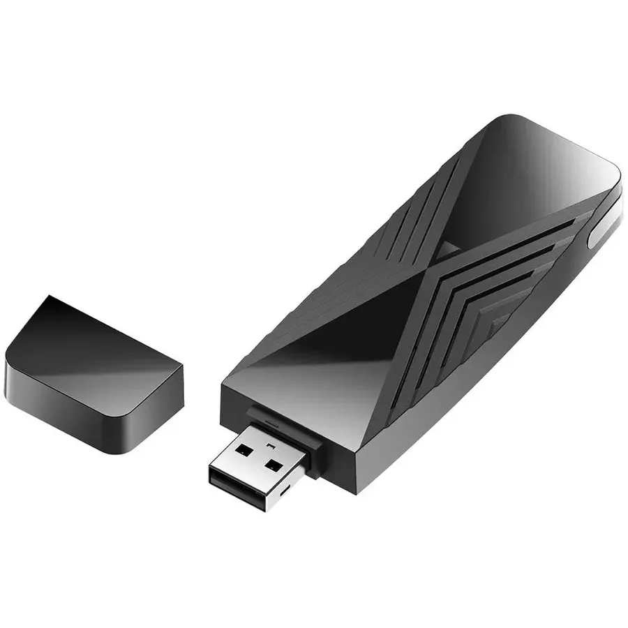 Adaptador de Red D-Link DWA-X1850, WiFi 6, WPA3™, USB 3.2 Gen 1, Negro - DWA-X1850  