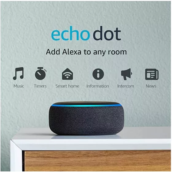 Parlante Inteligente Amazon Alexa ECHO DOT 3A Gen - 32AMA66834