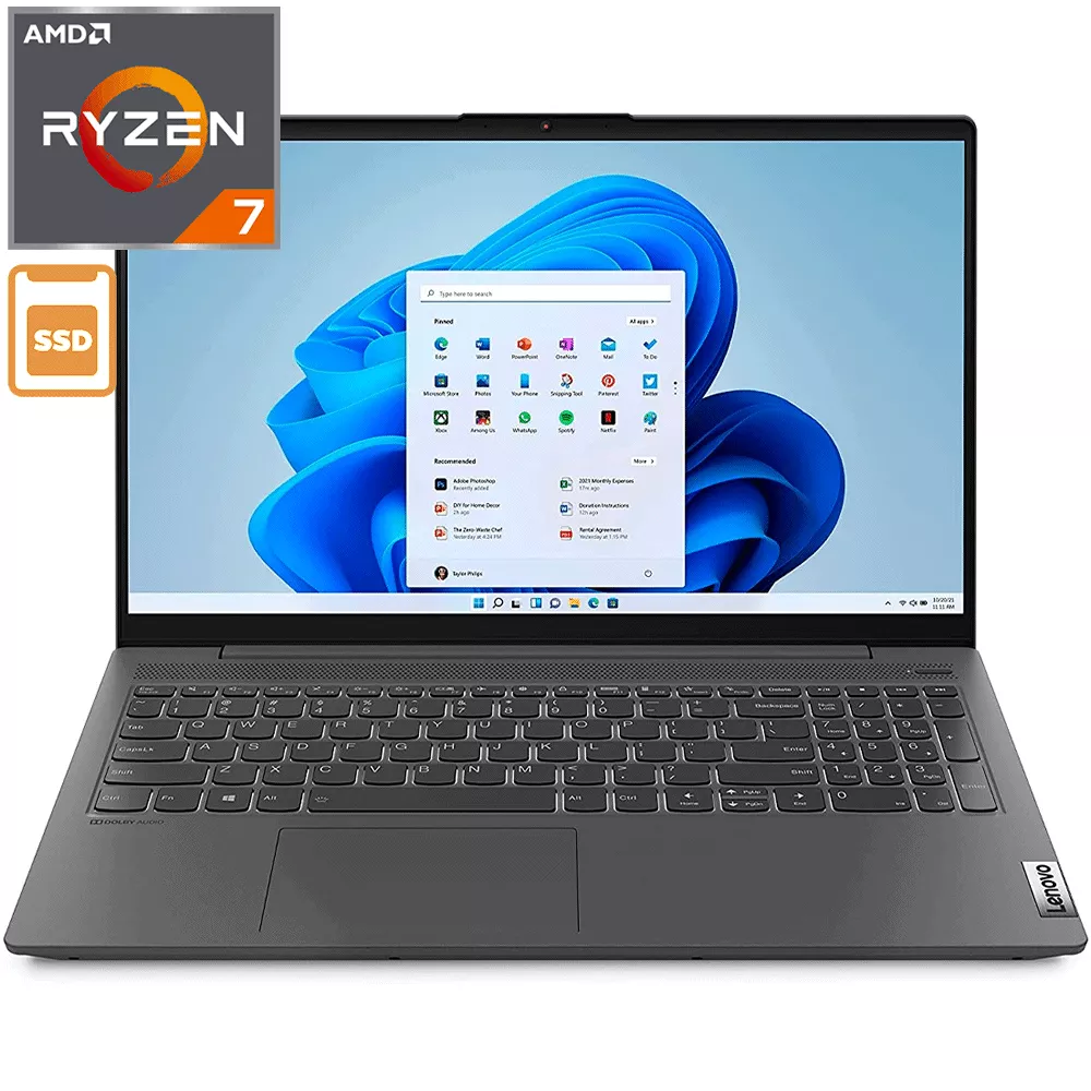 Notebook IdeaPad 15ALC05 Ryzen 7 5600U 16G 512G 15,6