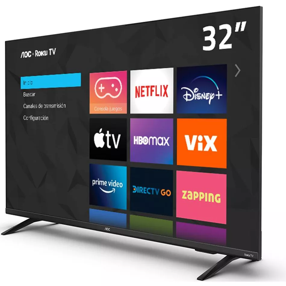 Smart Tv 32 Pulgadas HD AOC 32S5135/77G - AOC TV LED 26 a 32P SMART -  Megatone