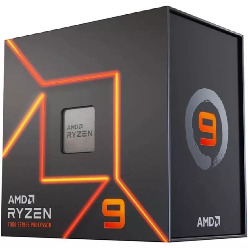 CPU Ryzen 9 7900 Radeon Graphics, S-AM5, 3.70GHz, 12-Core, 64MB L3 Cache - Incluye Disipador AMD Wraith Prism - 100-100000590BOX