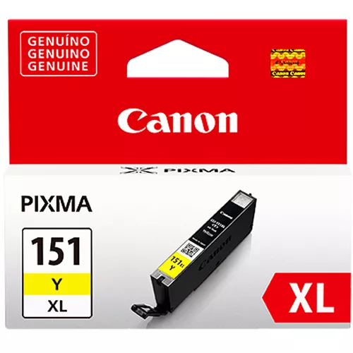 Cartucho de Tinta Canon CLI-151XL Amarillo 11ML RENDIMIENTO 680 PAG - 6480B001