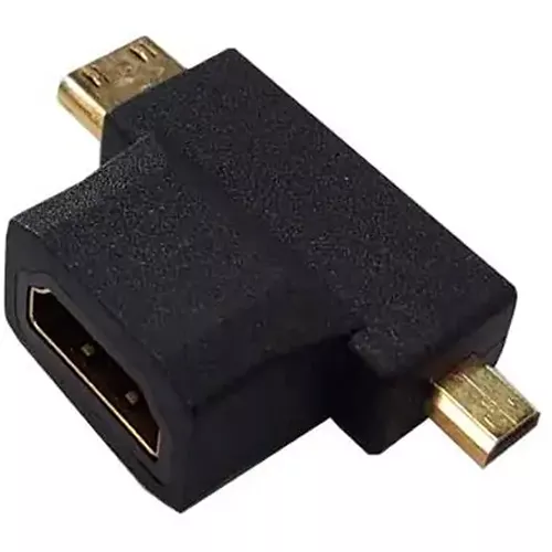 Adaptador mini / micro HDMI 1080p macho a HDMI hembra / UL-ADMCHD600 - 0140047