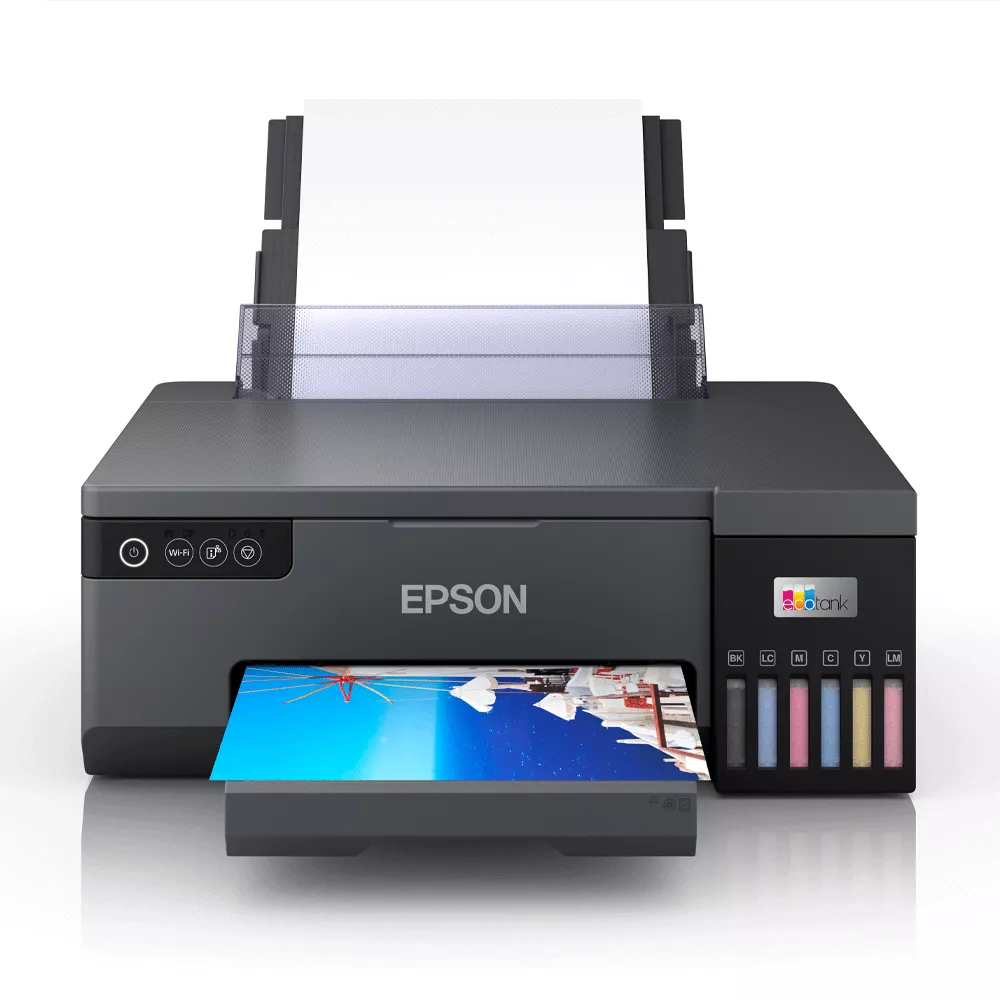 Impresora inyeccion  Fotográfica Epson EcoTank L8050 con Sistema de Tanques de Tinta Continua, Wi-Fi, USB - C11CK37301