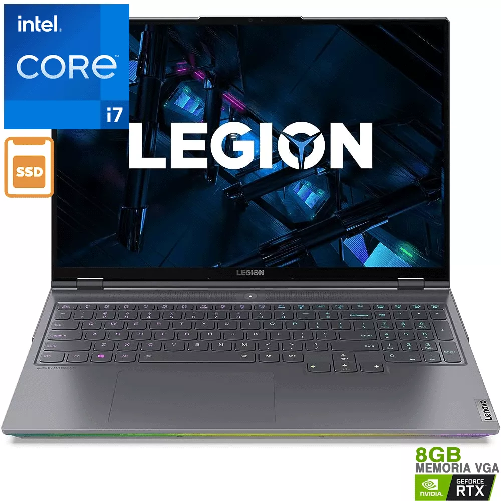 Notebook Legion 7 i7 11800H 16GB 1TBSSD RTX 3070 8GB 16