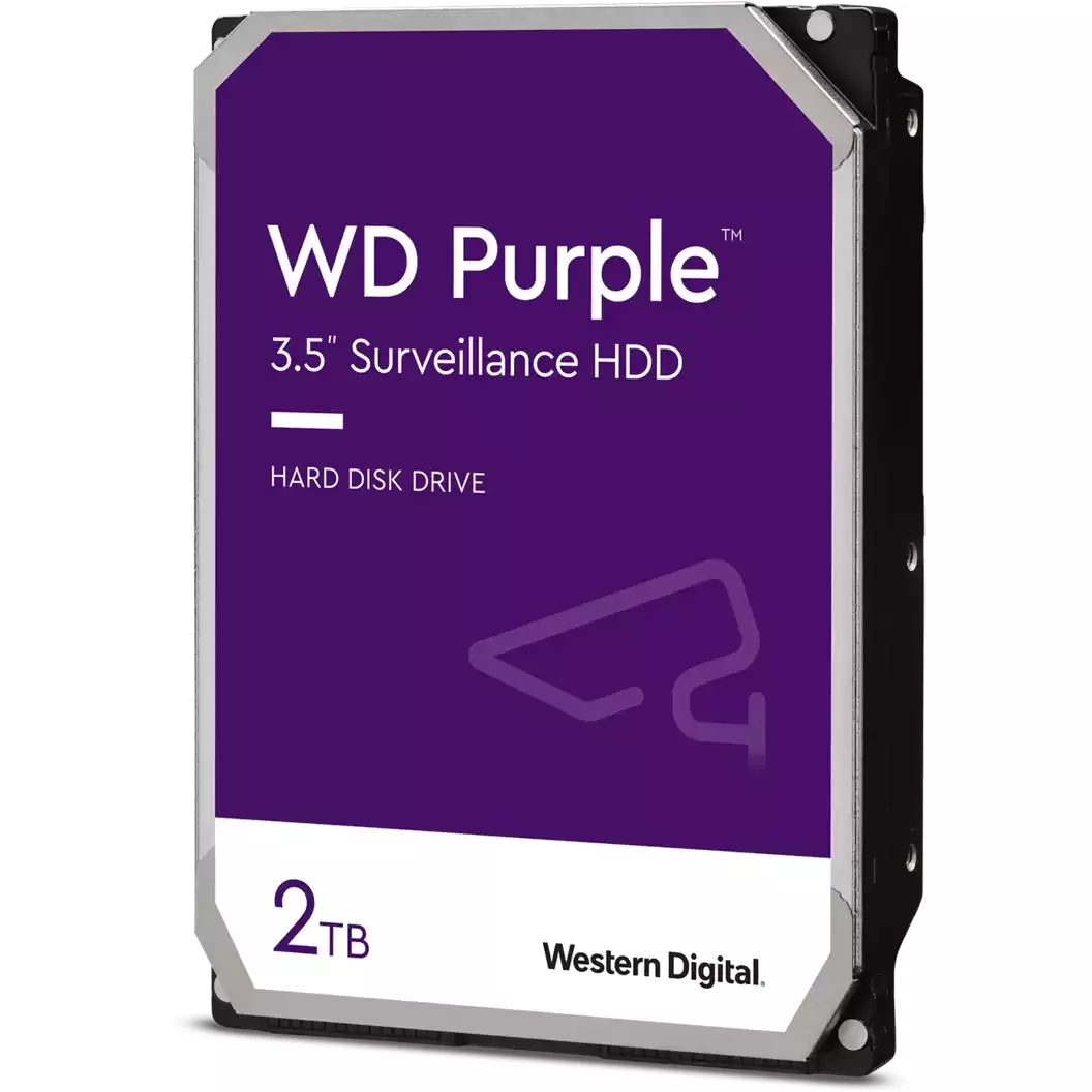 Disco Duro 2TB Purple 3.5 SATA Surveillance 3YR Warranty - WD23PURZ 