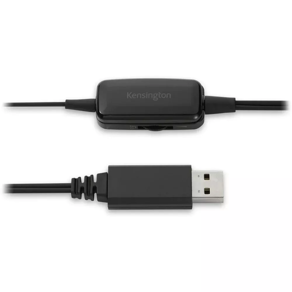 Audfonos Mono Con Micrfono USB Negro con cable Kensington - K80100WW