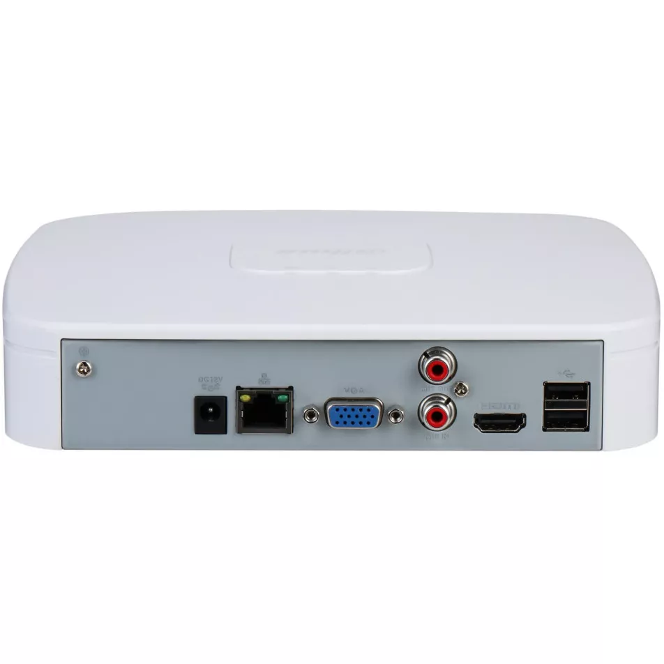 NVR Dahua 4 Canales Grabador de vídeo en red WizSense inteligente 1U 1HDD - DHI-NVR2104-I2