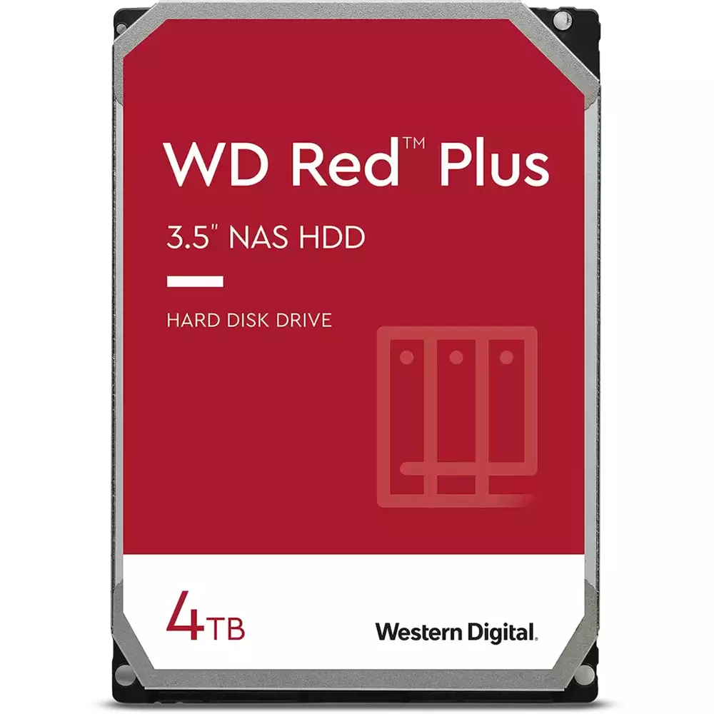 Disco Duro 4TB SATA3 256mb 5400RPM Red Plus USO NAS WD40EFPX - interno - 3.5