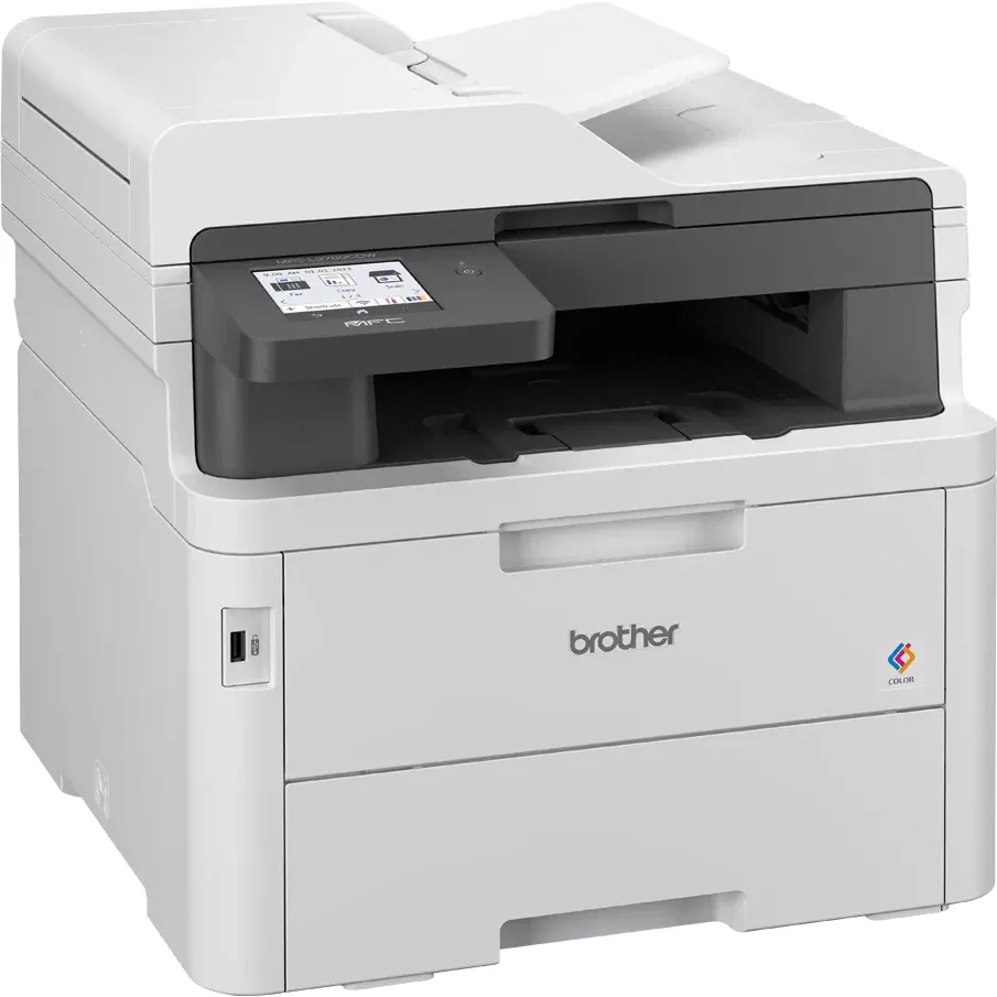 Impresora Multifuncional Brother láser 5 en 1 copiadora, impresora, escáner,  fax, pc fax, dúplex a color, wifi, modelo MFC-L3750DW Santa Cruz