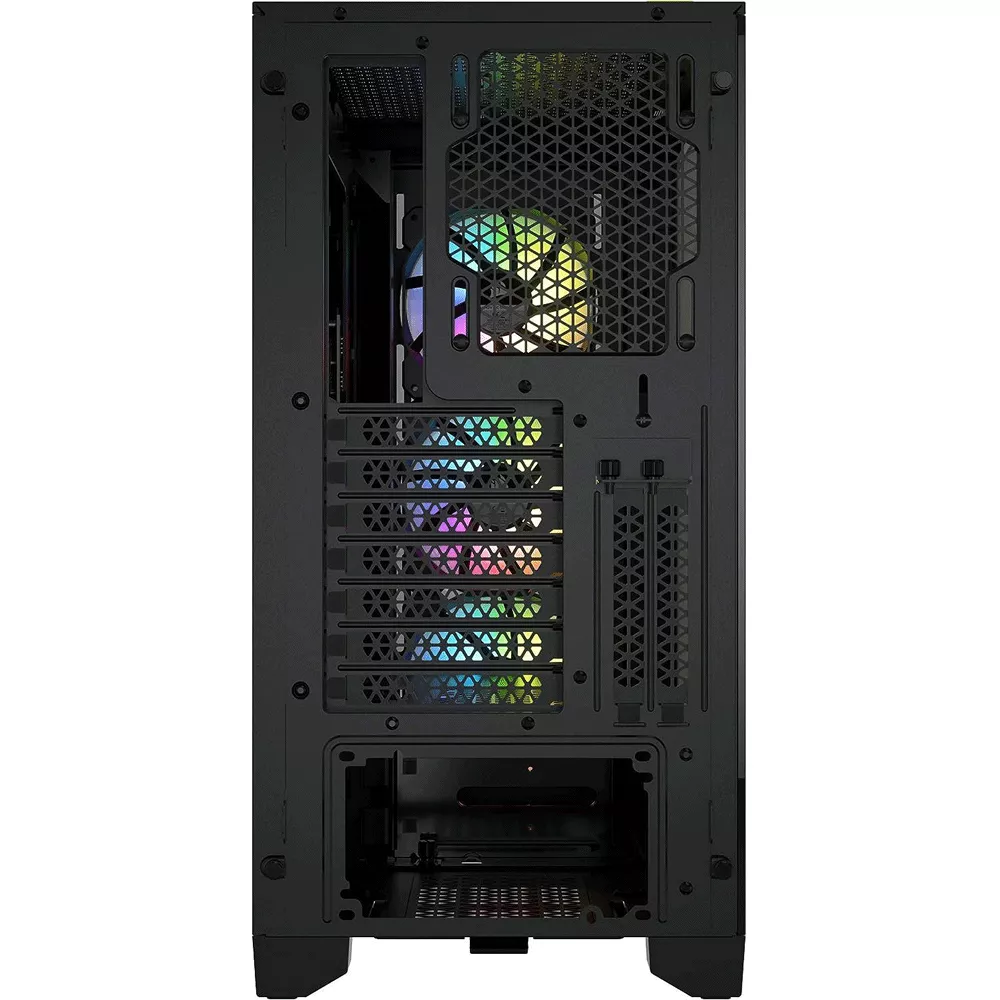 Gabinete Gamer Corsair iCue 4000X, RGB, Vidrio templado, ATX, MicroATX, Mini-ITX - CC-9011204-WW