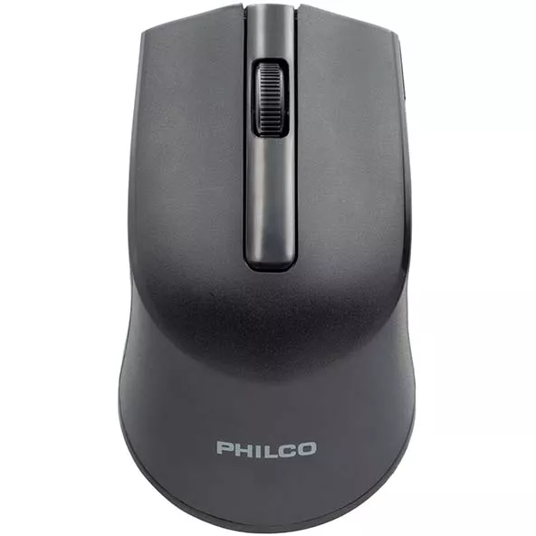 Mouse Inalámbrico Philco SPK7374, 3 Botones, 1600DPI, Negro - 29PPR7374B