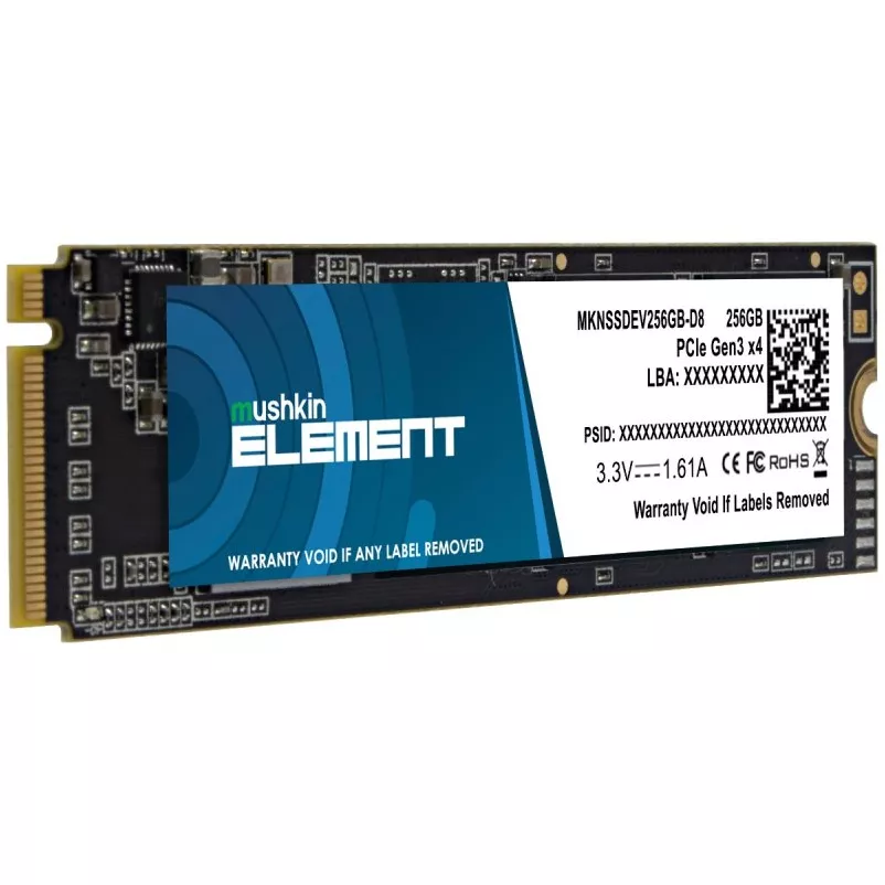 SSD 256GB M.2 NVMe PCIe 2280 MUSHKIN - MKNSSDEV256GB-D8-MX