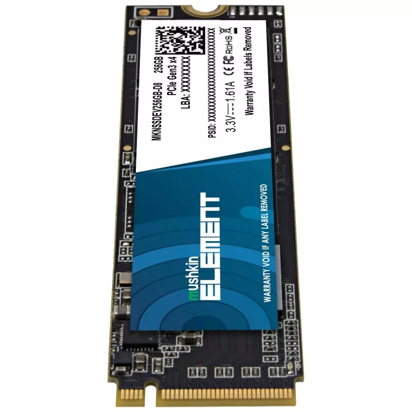 SSD 256GB M.2 NVMe PCIe 2280 MUSHKIN - MKNSSDEV256GB-D8-MX