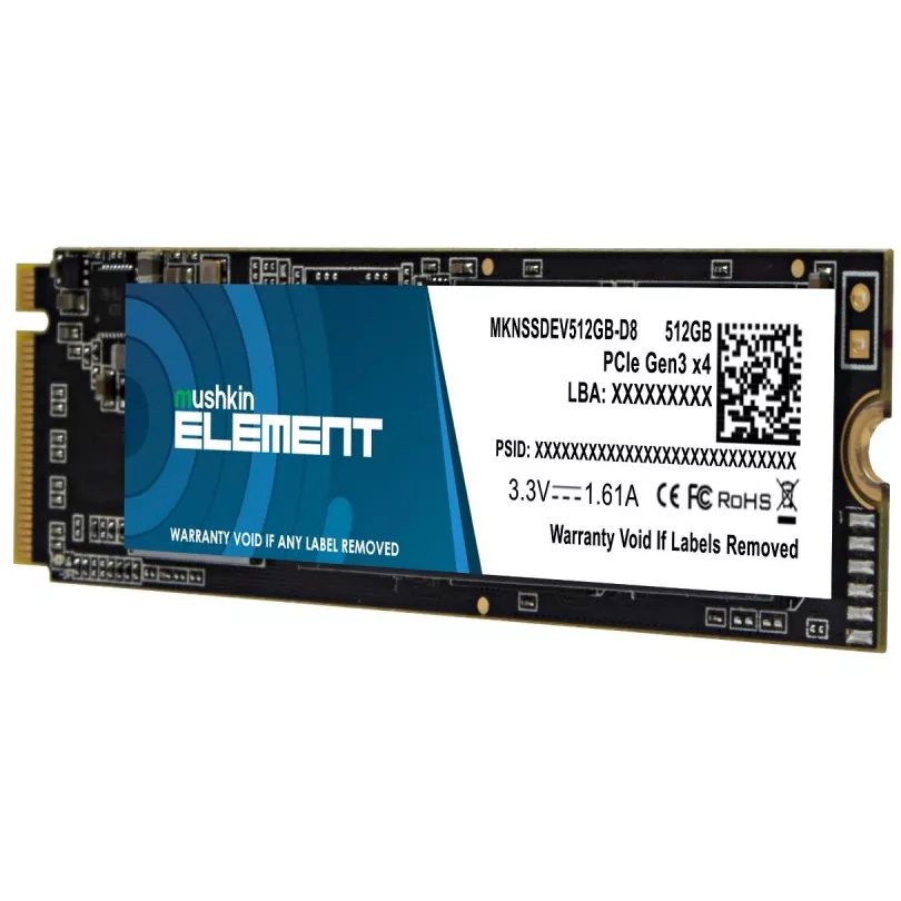 SSD 512GB M.2 NVMe PCIe 2280 MUSHKIN - MKNSSDEV512GB-D8-MX