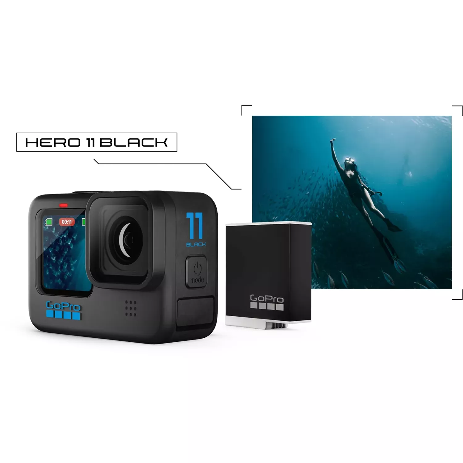 Camara Digital GoPro Hero11 Black Action Camera - CHDHX-112-RW