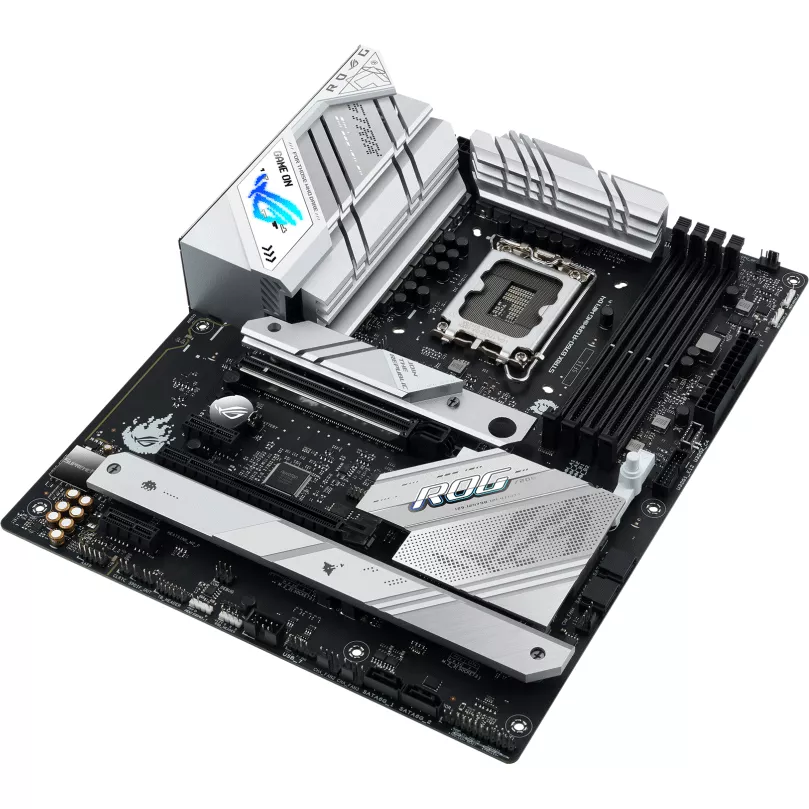 Tarjeta Madre ASUS ROG Strix B760-A GAMING WIFI D4, LGA 1700, DDR4, PCIe 5.0, ATX, White - ROG-STRIX-B760-A-GAMING-WIFI-D4