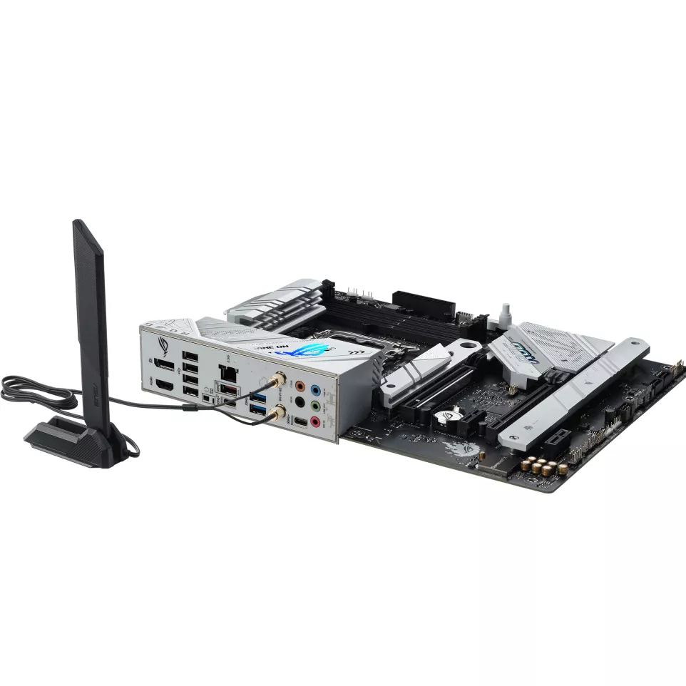Tarjeta Madre ASUS ROG Strix B760-A GAMING WIFI D4, LGA 1700, DDR4, PCIe 5.0, ATX, White - ROG-STRIX-B760-A-GAMING-WIFI-D4