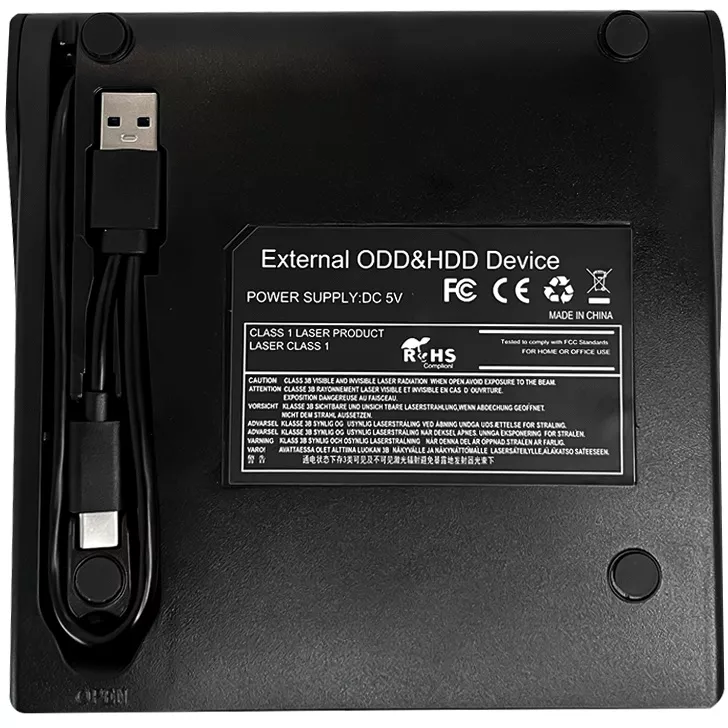 Lector Externo DVD - CD USB dual C/A  Plug and Play - 0060177