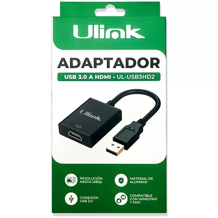 Adaptador USB 3.0 a HDMI  sin drivers / UL- USB3HD2 - 0060179