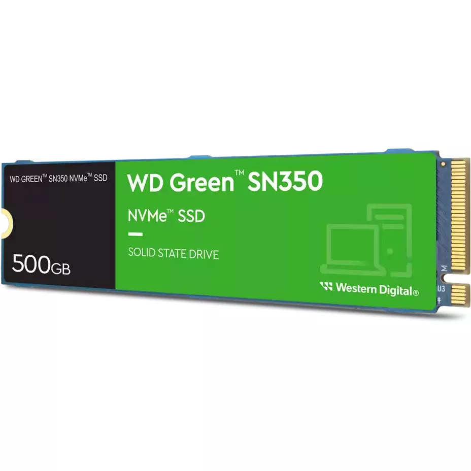 500GB SSD Green SN350 M.2 22*80 PCIe3x4 Le2400MBs E1500MB - WDS500G2G0C