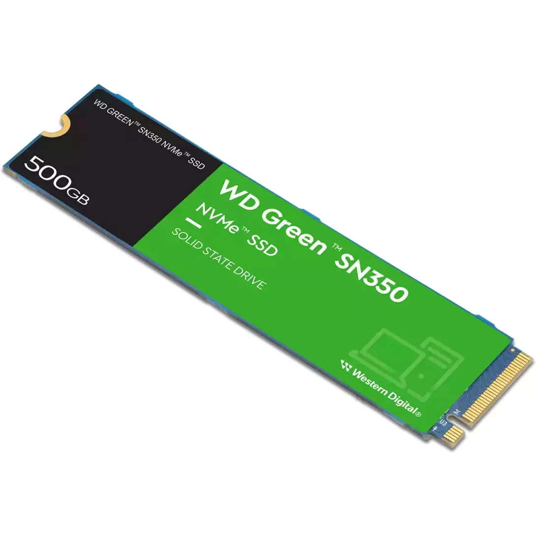 500GB SSD Green SN350 M.2 22*80 PCIe3x4 Le2400MBs E1500MB - WDS500G2G0C