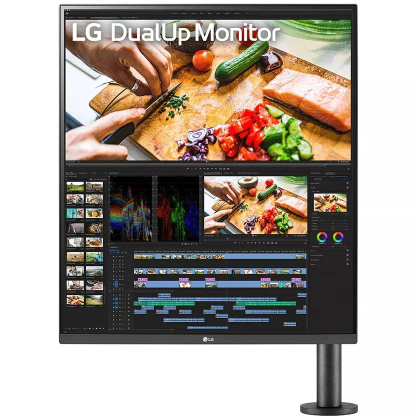 Monitor LG DualUp Ergo 27.6“ IPS, 2560x2880px, HDR10, dPort+HDMI, Vesa - 28MQ780-B.AWH
