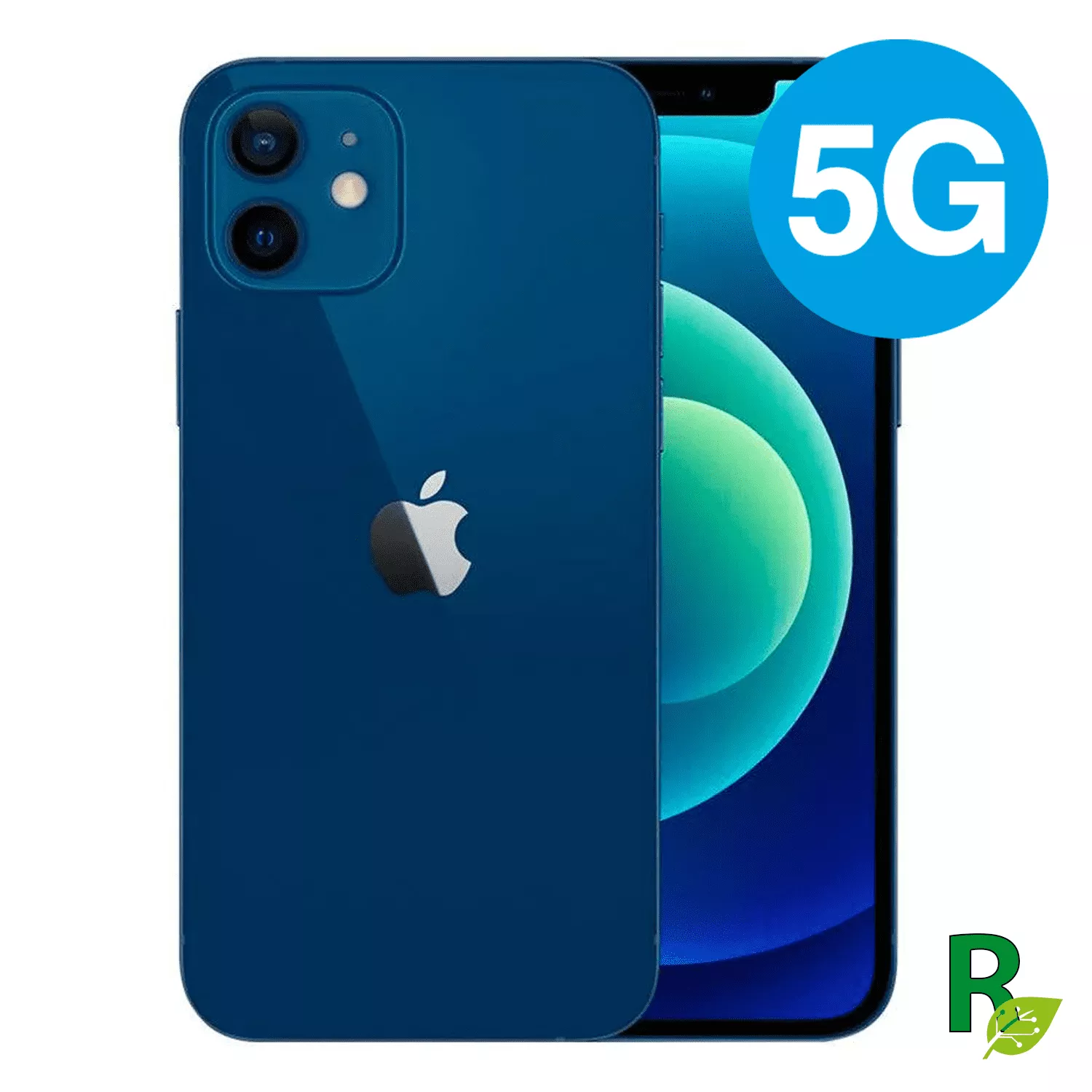 iPhone 12 Mini 64GB - Blue - 12MINIBLUE64AB - Grado AB 12M64IPH5-Reacondicionado + Estuche Porta Celular brazo   pn 12MINIBLUE64ABest