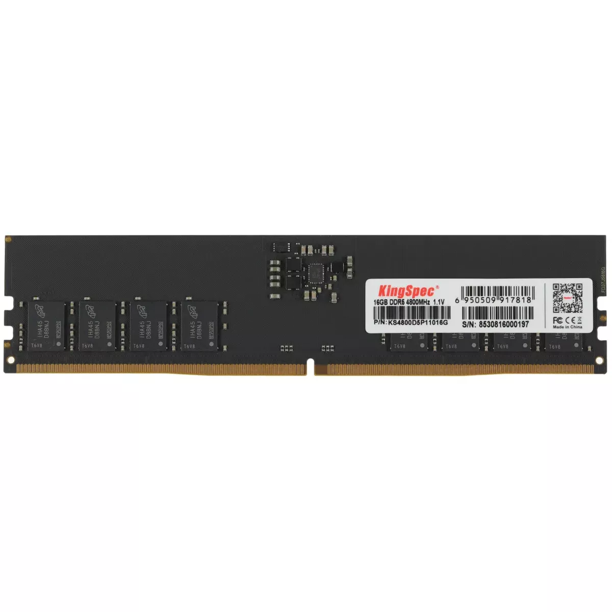 DIMM 16GB 4800MHz 38400 Mb/s CL40 288 pin Memoria RAM - KS4800D5P11016G