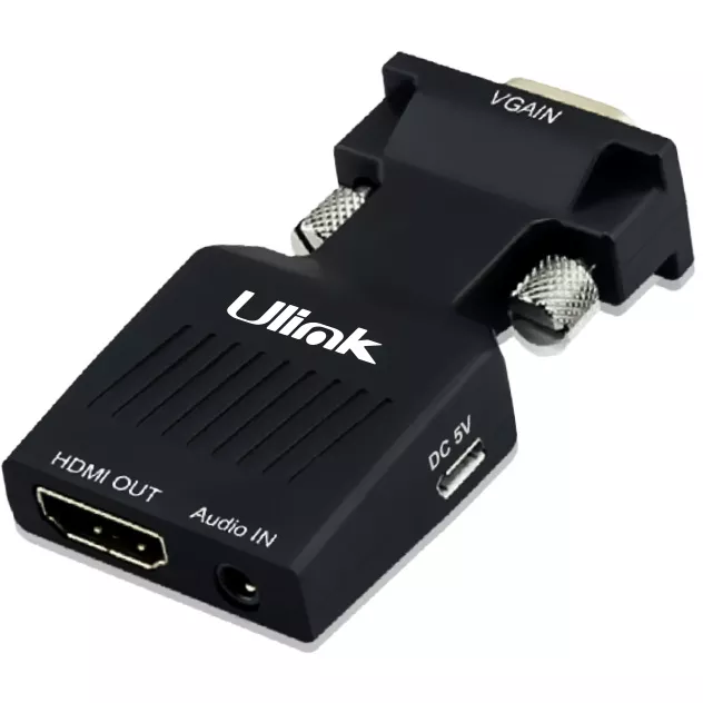Adaptador Conversor portable de VGA + audio a HDMI mod. UL-CV2500P - 0140055