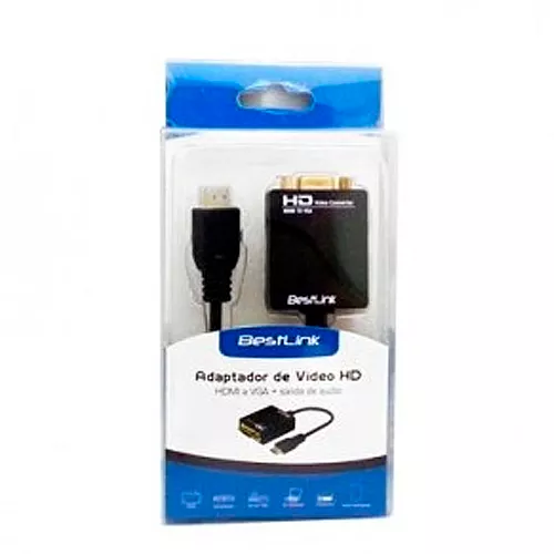 Adaptador HDMI Macho a VGA Hembra +  Cable Audio Mod BL-CV3500 - 0140028